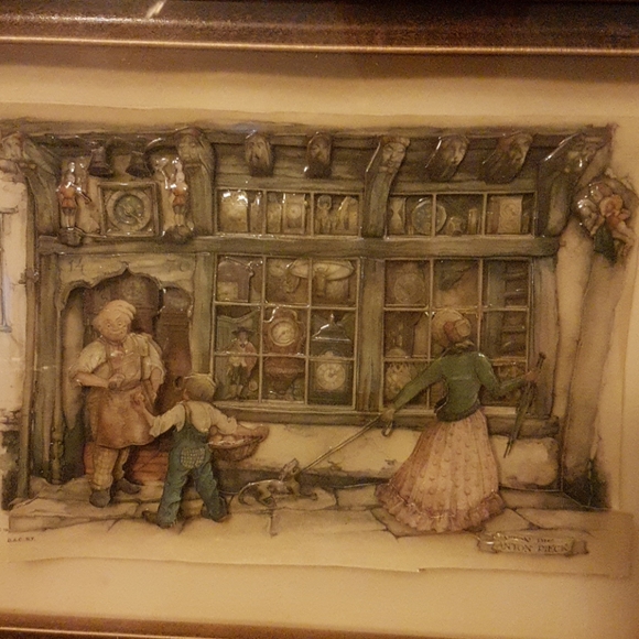 Vintage Anton Pieck Pop Up Art Print - Picture 2 of 4